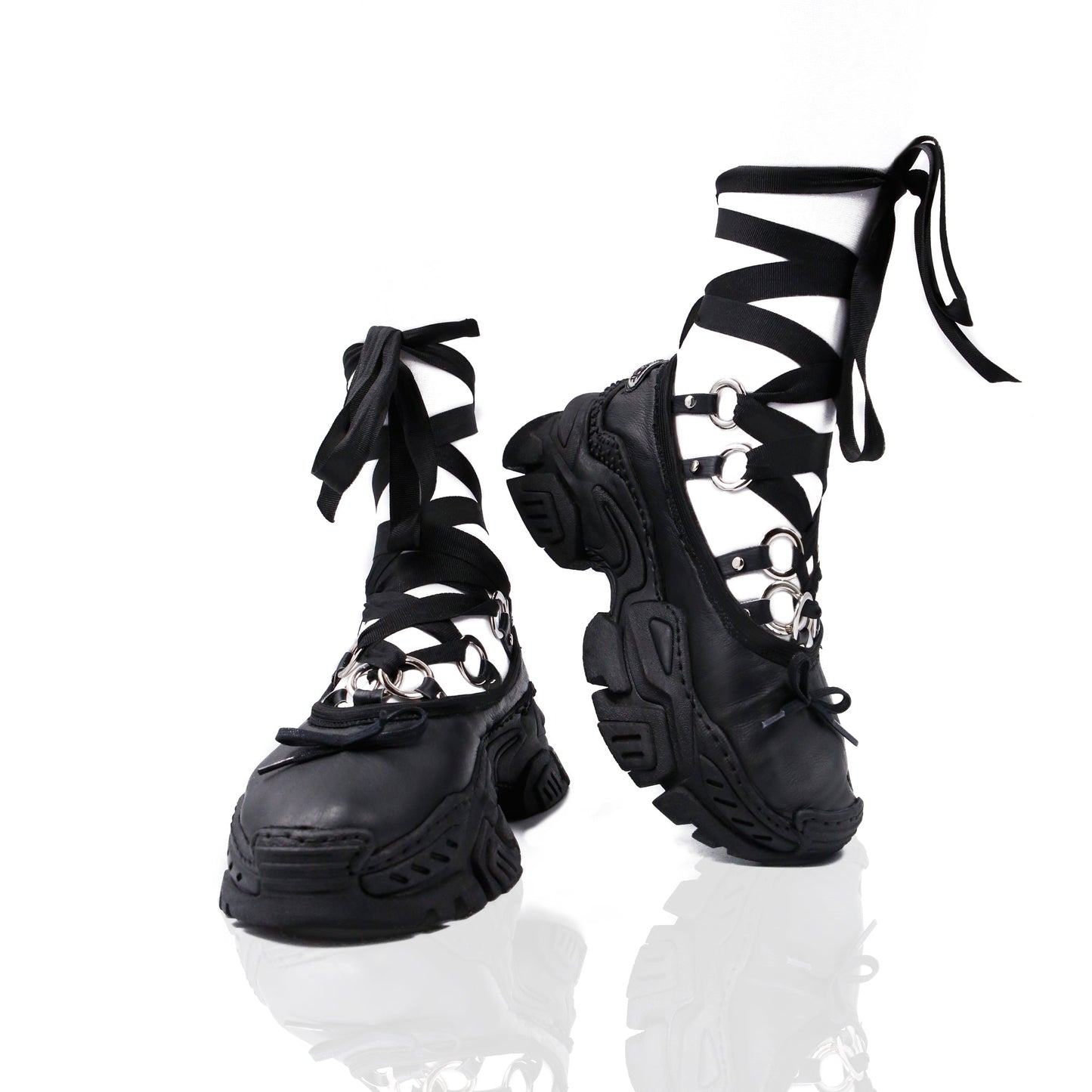 TAGLIONI BLACK SNEAKERS (8466790875367)