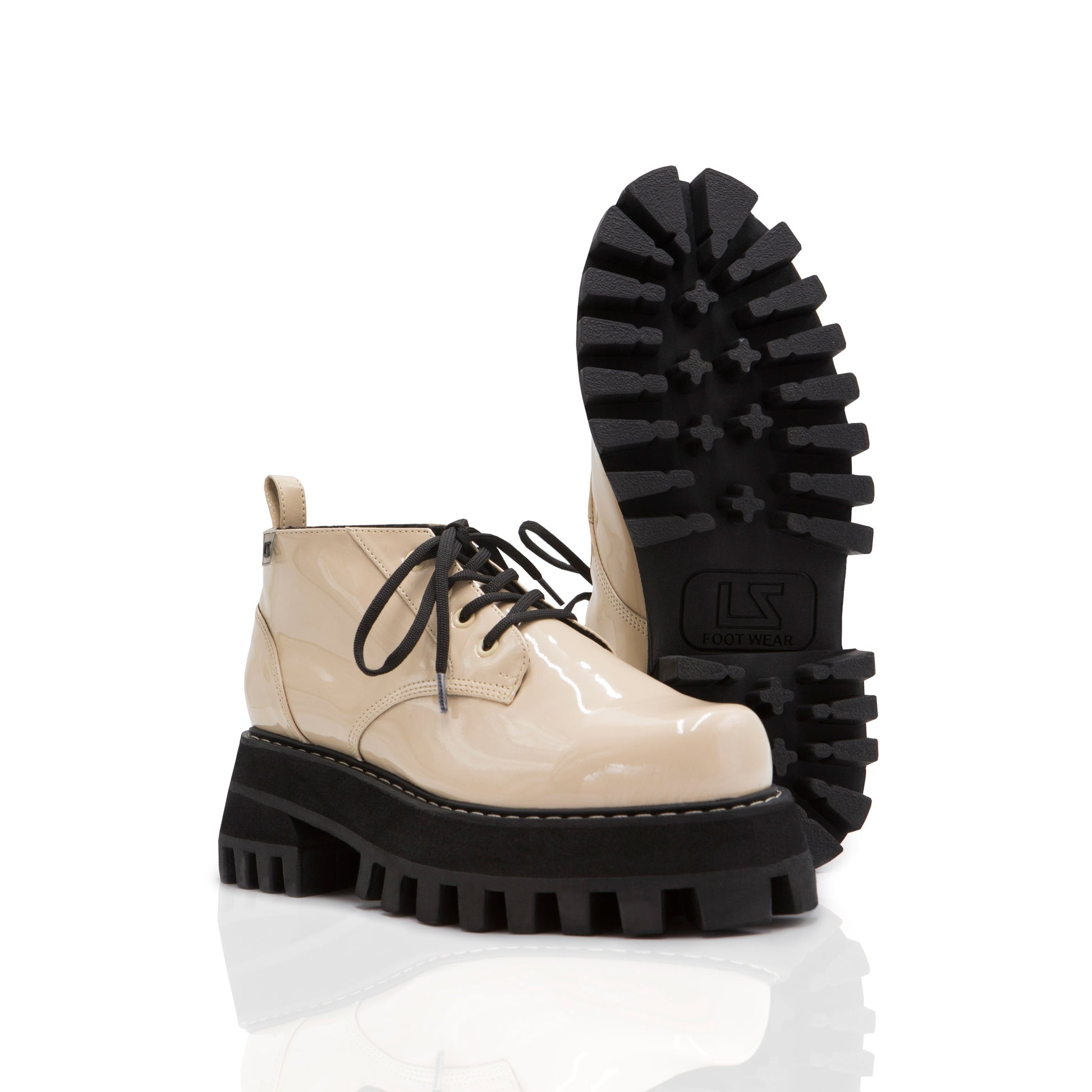 DRIPPY CREAM BOOTS (6960072229031)