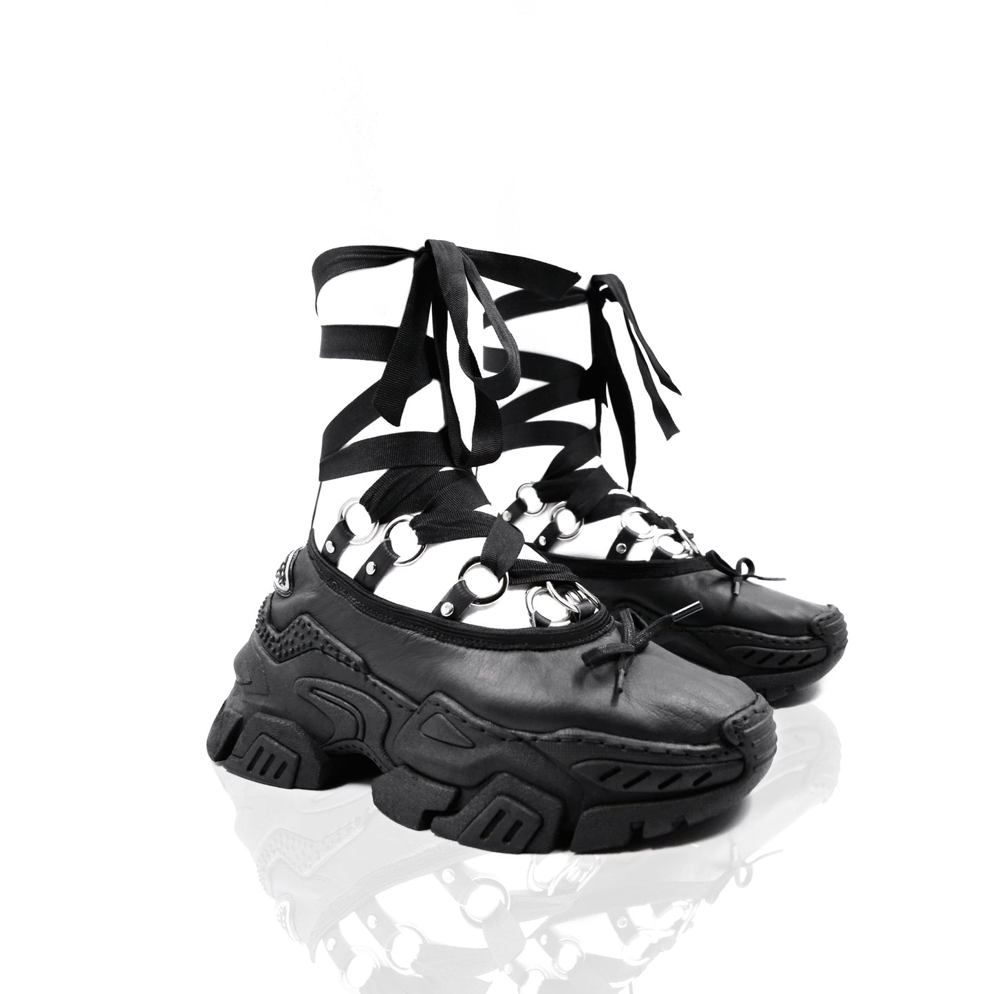 TAGLIONI BLACK SNEAKERS (8466790875367)