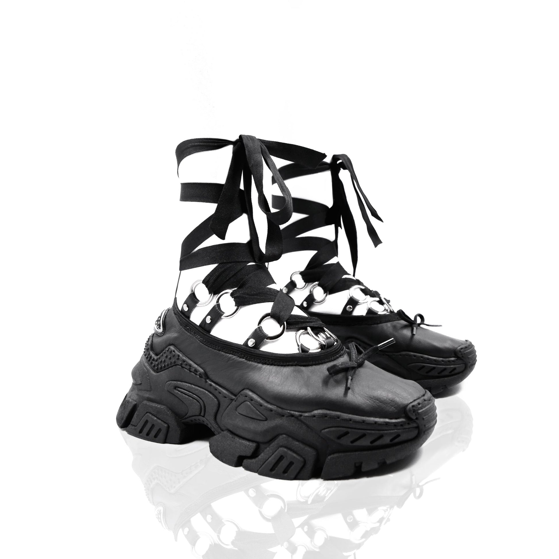 TAGLIONI BLACK SNEAKERS (8466790875367)