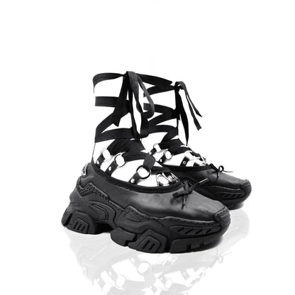 TAGLIONI BLACK SNEAKERS (8466790875367)