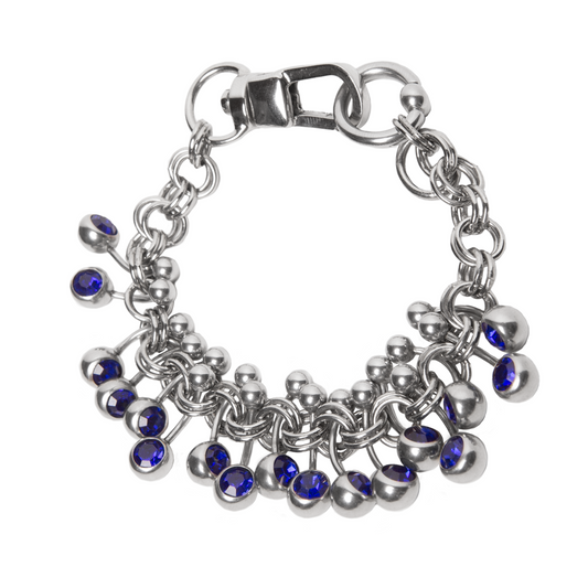 PIERCED BLUE BRACELET (9074101289191)